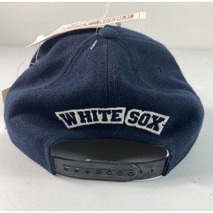 New Vintage 90s Chicago White Sox American Needle Snapback Hat Acrylic Wool